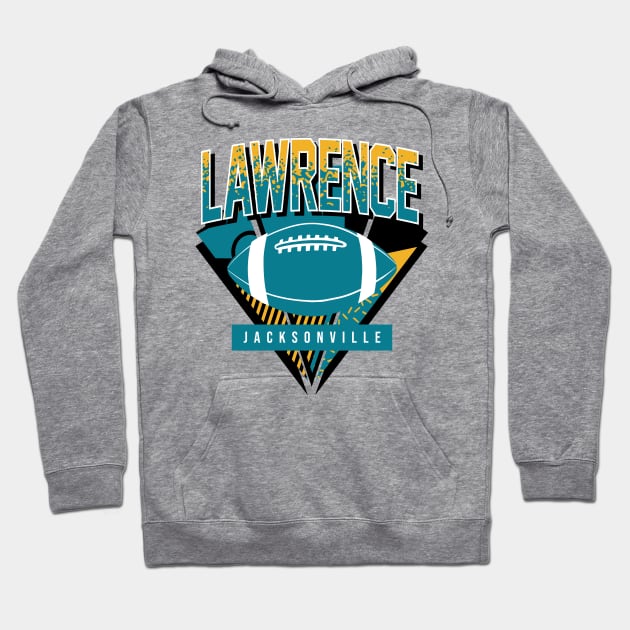 Lawrence Retro Jacksonville Football Hoodie by funandgames